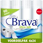 ACTIE: 96 Rollen Toiletpapier - Brava - Ultra Soft - Ultiem, Ophalen of Verzenden