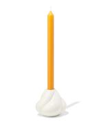 HEMA Kandelaar 9.2x9cm keramiek twist crème, Huis en Inrichting, Woonaccessoires | Kandelaars en Kaarsen, Verzenden, Nieuw