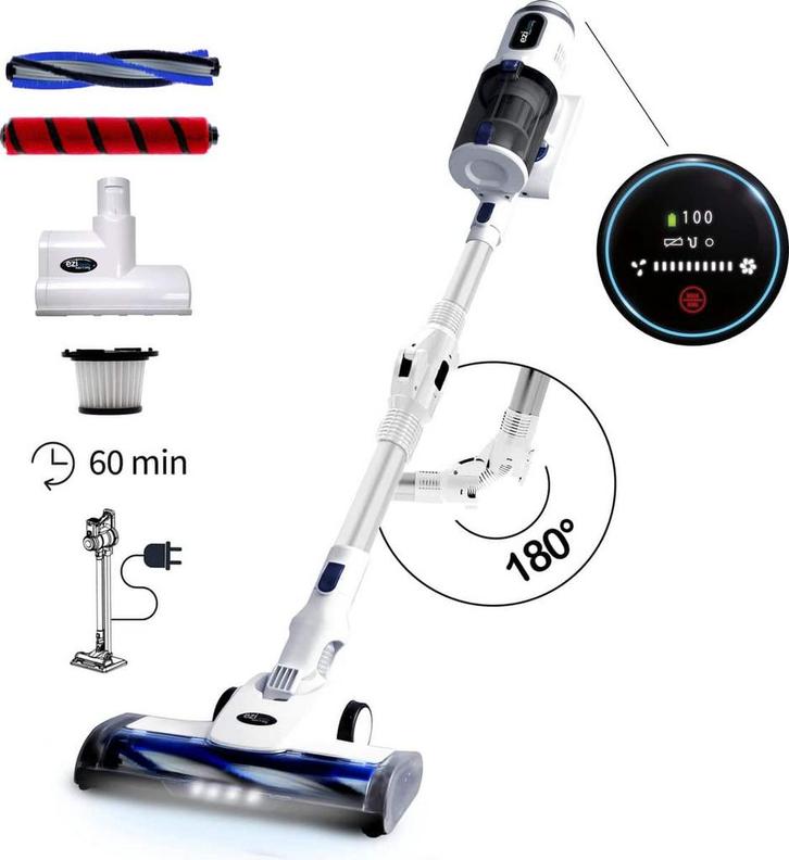 Eziclean Power Flexi 3.0 - Steelstofzuiger - Draadloos -, Witgoed en Apparatuur, Stofzuigers, Nieuw, Ophalen of Verzenden