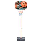 Basketbalset draagbaar verstelbaar 109-141 cm (Speelgoed), Kinderen en Baby's, Nieuw, Verzenden