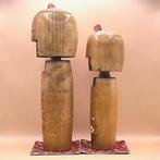 Set Kokeshi-poppen Seijun door Kunio Miyagawa met kussens