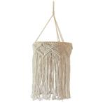 Beige Hangdecoratie Macrame 40cm, Verzenden, Nieuw