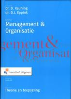 Management en organisatie 9789001807887 D. Keuning, Gelezen, D. Keuning, D.J. Eppink, Verzenden