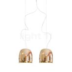 Prandina Notte S33 glas, koper/wit (Hanglampen), Huis en Inrichting, Lampen | Hanglampen, Nieuw, Verzenden