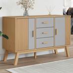 vidaXL Dressoir OLDEN 114x43x73,5 cm massief grenenhout, 100 tot 150 cm, Verzenden, Nieuw, Grenenhout