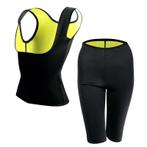 -50% Slimming broek & vest fitness training afslank set