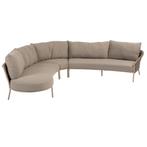 Comino organishe hoek loungeset 3 delig latte 4 Seasons, Ophalen of Verzenden, Nieuw