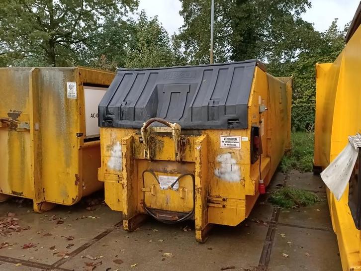 15 m³ Perscontainer voorzien van haakarm Kiggen, Zakelijke goederen, Machines en Bouw | Industrie en Techniek