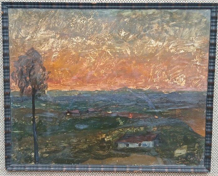Jan Cockx (1891-1976) - Zonsondergang - Het gouden uur -, Antiek en Kunst, Kunst | Schilderijen | Klassiek