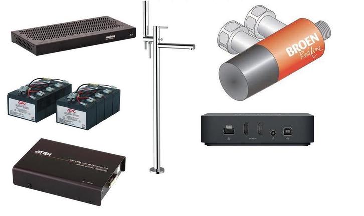 Partij Extenders, douche - en printeronderdelen 6400 waarde, Zakelijke goederen, Partijgoederen en Retail | Partijgoederen, Huis en Inrichting