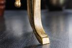 Barok bijzettafel SAVOY 55cm goud metalen driepoot rond, Ophalen of Verzenden, Nieuw