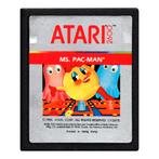 Atari 2600 Ms. Pac-Man (Losse Cassette, Beschadigd label), Spelcomputers en Games, Games | Atari, Zo goed als nieuw, Verzenden