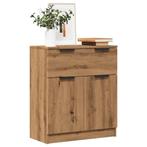 vidaXL Dressoir 60x30x70 cm bewerkt hout artisan, Verzenden, Nieuw, 50 tot 100 cm, 25 tot 50 cm