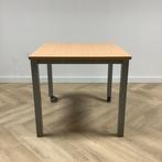 mobiele kantinetafel, (hxbxd) 74x80x80 cm, Beuken - grijs, Ophalen of Verzenden, Gebruikt, Bureau
