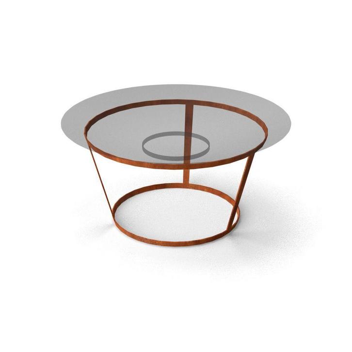 Geroba Rido S2 vuurschaalhouder 700x250mm - Cortenstaal, Tuin en Terras, Vuurschalen, Nieuw, Verzenden