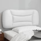 vidaXL Hoofdbordkussen 90 cm kunstleer wit, Huis en Inrichting, Verzenden, Nieuw, Wit, Overige materialen