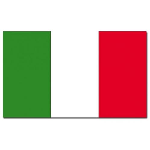 Gevelvlag/vlaggenmast vlag Italie 90 x 150 cm - Italie ver.., Hobby en Vrije tijd, Feestartikelen, Ophalen of Verzenden
