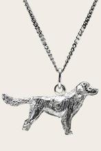 Zilveren Kleine munsterlander - heidewachtel ketting hanger, Verzenden, Nieuw