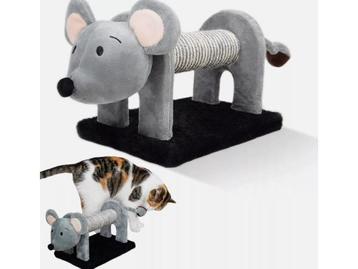 Veiling - Muis kattenkrab speeltje met rammelaar beschikbaar voor biedingen