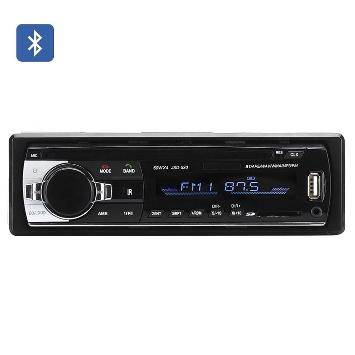 1DIN Bluetooth radio USB, Auto diversen, Autoradio's, Verzenden
