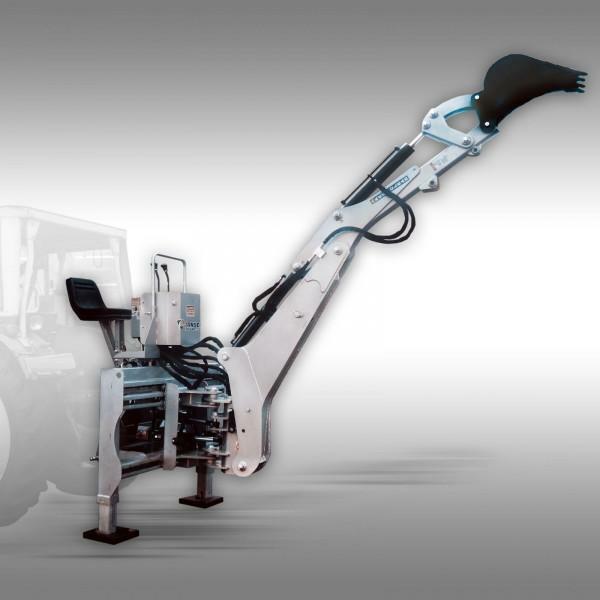 Tractor Graafmachine Jansen BHSM-225, Zakelijke goederen, Machines en Bouw | Kranen en Graafmachines, Graafmachine, Ophalen of Verzenden