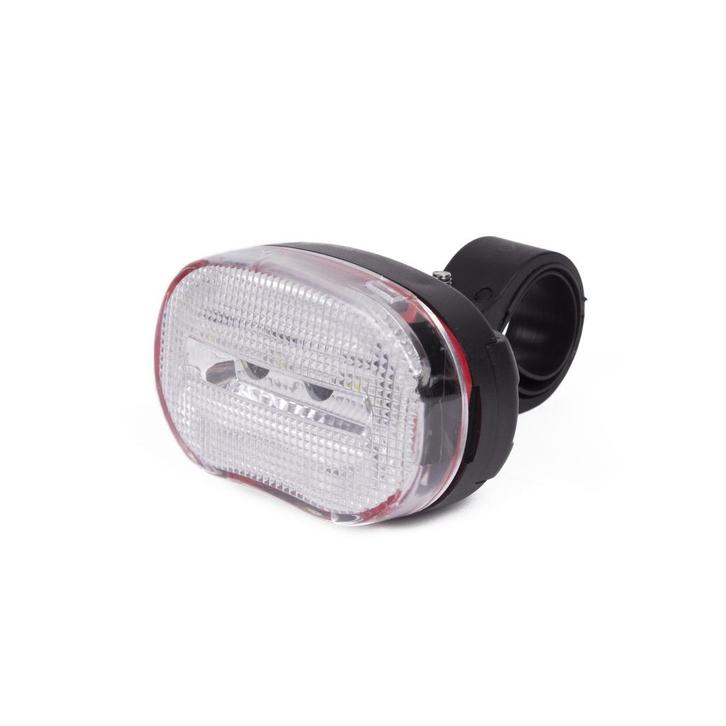 Benson Fietslamp voorkant - 3 LEDs - 4 lux - wit - batte..., Fietsen en Brommers, Fietsaccessoires | Overige Fietsaccessoires