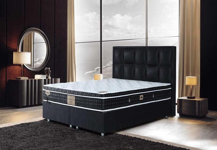 Opberg Boxspring Texas - diverse maten, Huis en Inrichting, Slaapkamer | Boxsprings, Nieuw, Tweepersoons, Verzenden