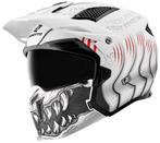 Bogotto Radic Waheela 22.06 Wit Jethelm, Motoren, Kleding | Motorhelmen, Verzenden, Jethelm, XXL, Nieuw met kaartje