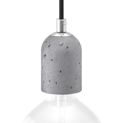 Lamphouder set | Lichtgrijs | Cement | E27 fitting, Doe-het-zelf en Verbouw, Elektra en Kabels, Overige typen, Nieuw, Ophalen of Verzenden