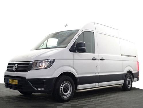Volkswagen Crafter 35 2.0 TDI Euro 6 L2H2 Highline, Auto's, Bestelauto's, Dealer onderhouden, Lease, Zwart, Handgeschakeld, Wit