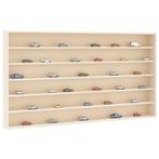 vidaXL Houten verzamelvitrine met 6 planken 100x8,5x55 cm, Verzenden, Nieuw