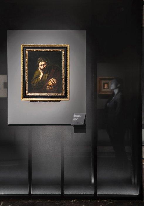 Agostino Scilla (1629 – 1700) - Filosofo in meditazione, Antiek en Kunst, Kunst | Schilderijen | Klassiek