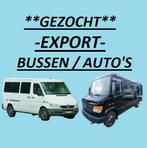 **GEZOCHT**Mercedes sprinter bus voor export 515 516 518, Auto's, Mercedes-Benz, Nieuw