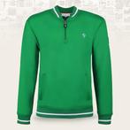 -11% Q1905  Q1905 Scuba half zip trui mill helder  maat L, Verzenden, Nieuw, Groen