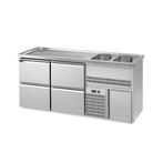 GGM Gastro | Biertoog Premium PLUS - 1950x700mm - 4 laden |, Verzenden, Nieuw in verpakking