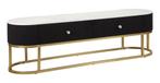 TV HOUDER MONTPELLIER ZWART CM 150X42X45, Huis en Inrichting, Kasten | Televisiemeubels, Ophalen of Verzenden, Nieuw
