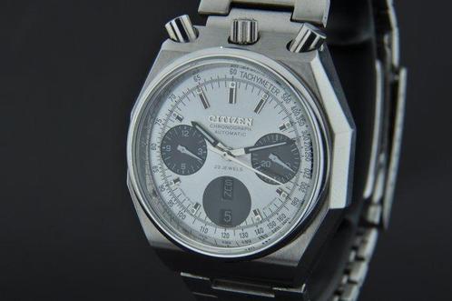 Citizen - Octagonal Panda Bullhead Flyback Chronograph -, Sieraden, Tassen en Uiterlijk, Horloges | Heren