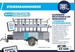 Professionele Steigerset EuroScaffold 8.2 WH + Aanhanger, Nieuw, Rolsteiger of Kamersteiger, 5 meter of hoger