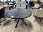 Eetkamertafel België rond, zwart, Huis en Inrichting, Tafels | Eettafels, Nieuw