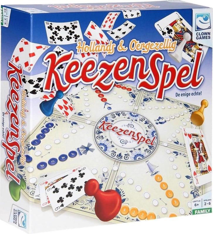 Keezenspel | Clown Games - Gezelschapsspellen, Hobby en Vrije tijd, Gezelschapsspellen | Bordspellen, Nieuw, Verzenden