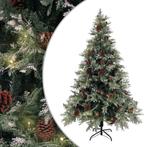 vidaXL Kerstboom met LED en dennenappels 120 cm PVC en PE, Verzenden, Nieuw