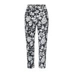 MAC • Chino turn up broek bloem • 36, Kleding | Dames, Broeken en Pantalons, Verzenden, Zwart, MAC, Nieuw