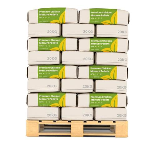 Kippenmestkorrels  (40x = 800 kg – voor 8000 m2), Tuin en Terras, Aarde en Mest, Mest, Verzenden