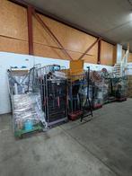 Ca. 16x Rolcontainer gevuld met diverse kantoor en magazi