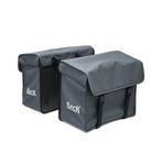 Beck Dubbele Fietstas Canvas Medium Grijs, Fietsen en Brommers, Fietsaccessoires | Fietstassen, Verzenden, Nieuw