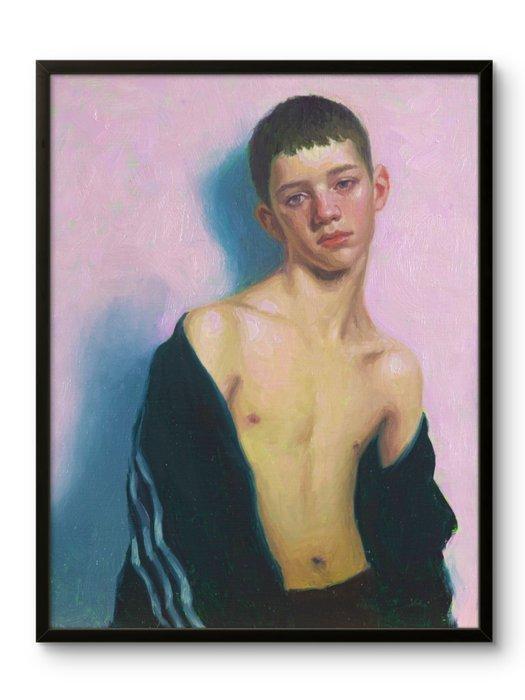 Francien Krieg - The Quiet Pressure of Being Seen, Antiek en Kunst, Kunst | Schilderijen | Modern