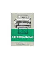 1964 FIAT 1500 CABRIOLET INSTRUCTIEBOEKJE ENGELS, Auto diversen, Handleidingen en Instructieboekjes