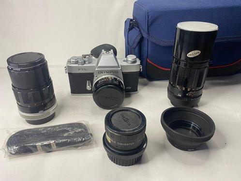 Olympus FTL + Zuiko lenti: 1,8/50mm + 3,5/135mm + 4/200mm +, Audio, Tv en Foto, Fotocamera's Analoog