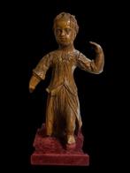 sculptuur, Vlaamse engel / 17e eeuw - 50 cm - Eik, Antiek en Kunst