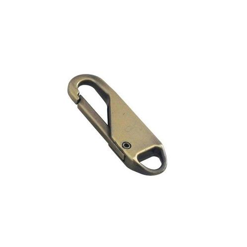 Metalen ritstrekker - 37mm - Brons - Per stuk, Diversen, Overige Diversen, Nieuw, Ophalen of Verzenden